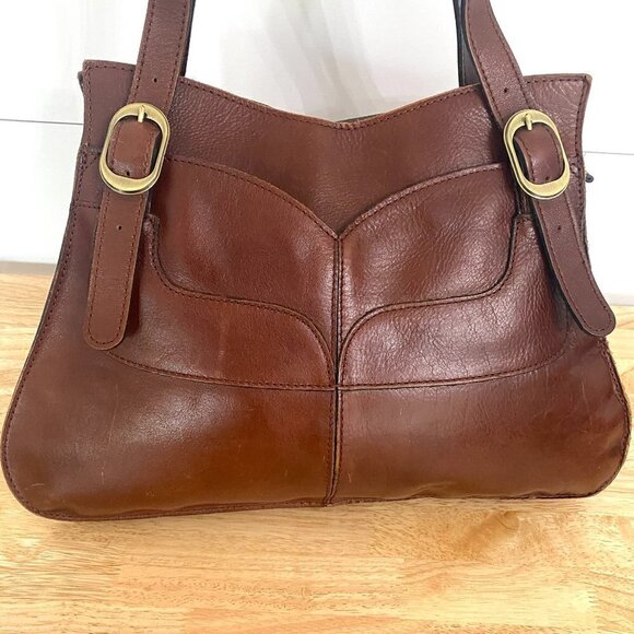Patricia Nash Leather Parigi 10th Anniversary Shopper in British Tan - Picture 7 of 14